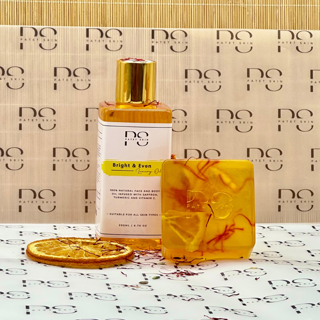 Bright & Even Turmeric Soap & Oil Bundle