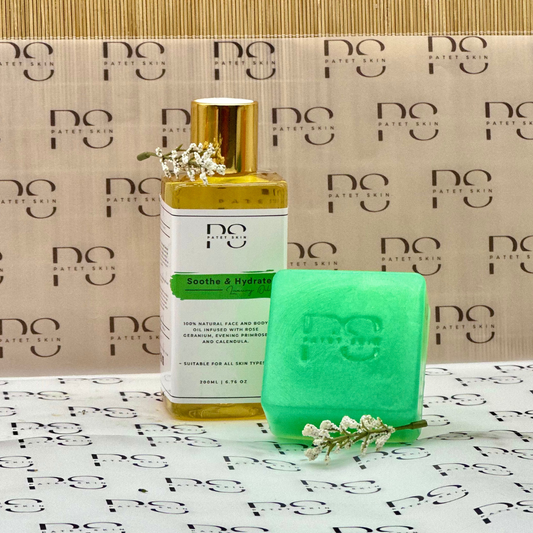 Soothe & Hydrate Aloe Soap & Oil Bundle