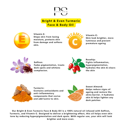 Bright & Even Turmeric Face & Body Oil